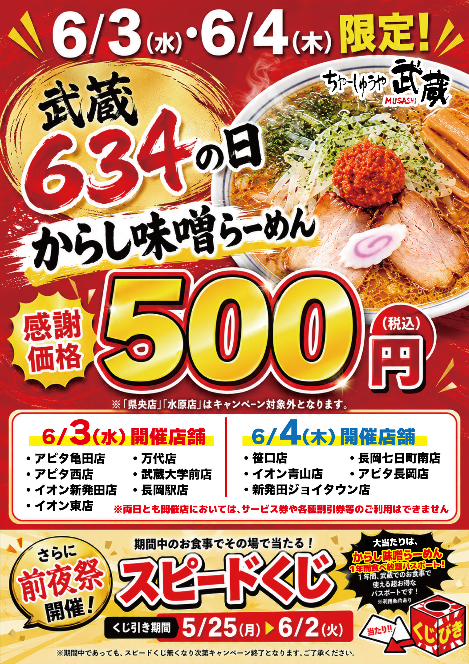 武蔵634の日 2026 キャンペーン